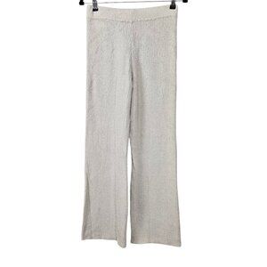 Rachel Zoe New Ribbed Knit High Waist Elevated Pull on Relaxed Pants
